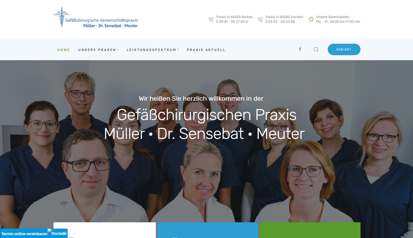 Praxis für Gefäßchirurgie – Christiana Müller und Dr. med. Özgün Sensebat