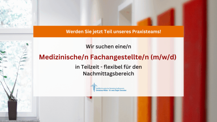 MFA in Teilzeit zu sofort gesucht!